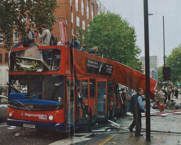 The number 30 bus, bombed at Tavistock Square